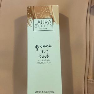 Brand new in box, never used, Laura Geller  quench n tint hydrating foundation.